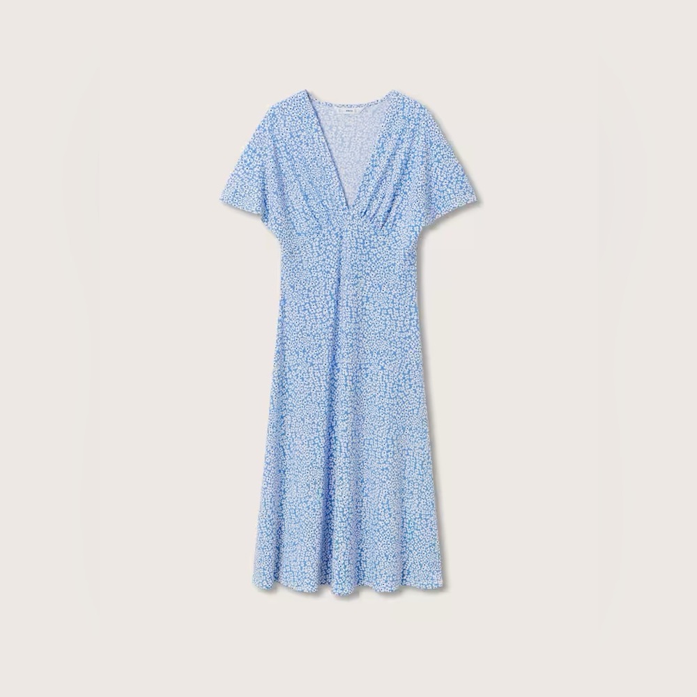 Mango Midi printed dress